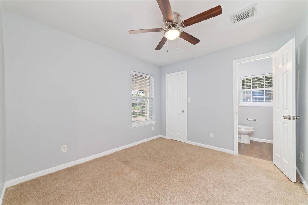 Bedroom 2 has it's very own half bath!