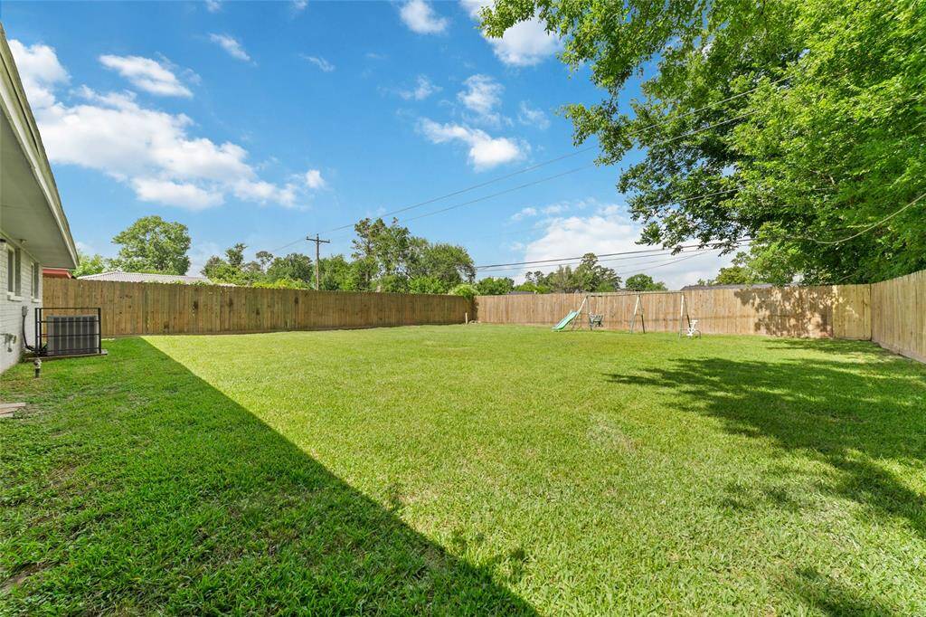 Huge backyard