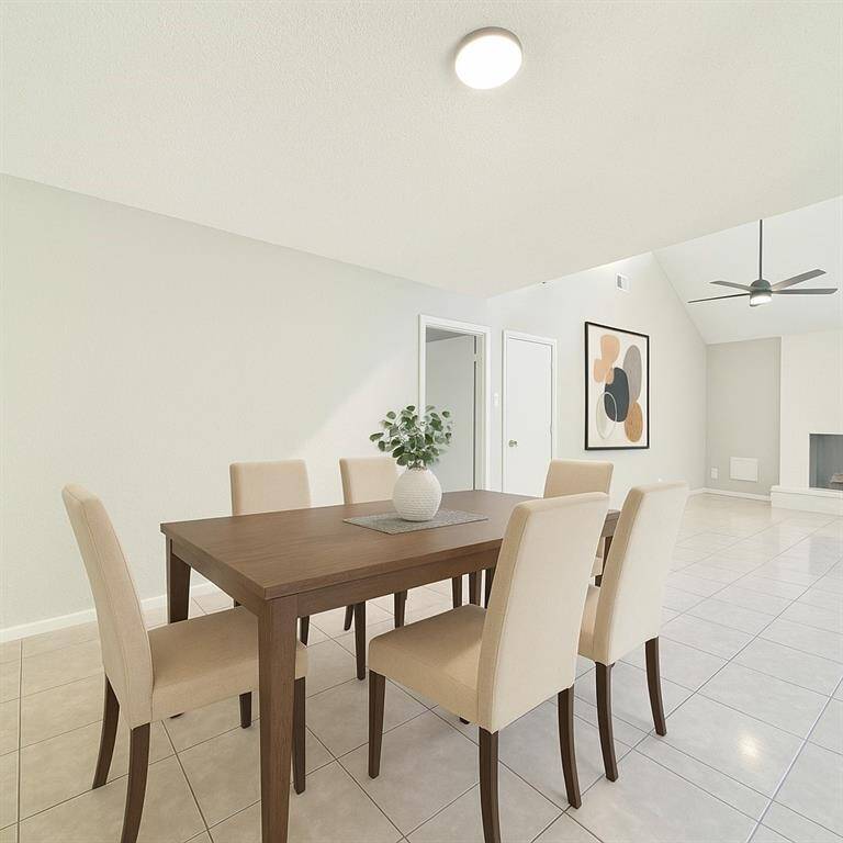 Dining Area Virtually Staged