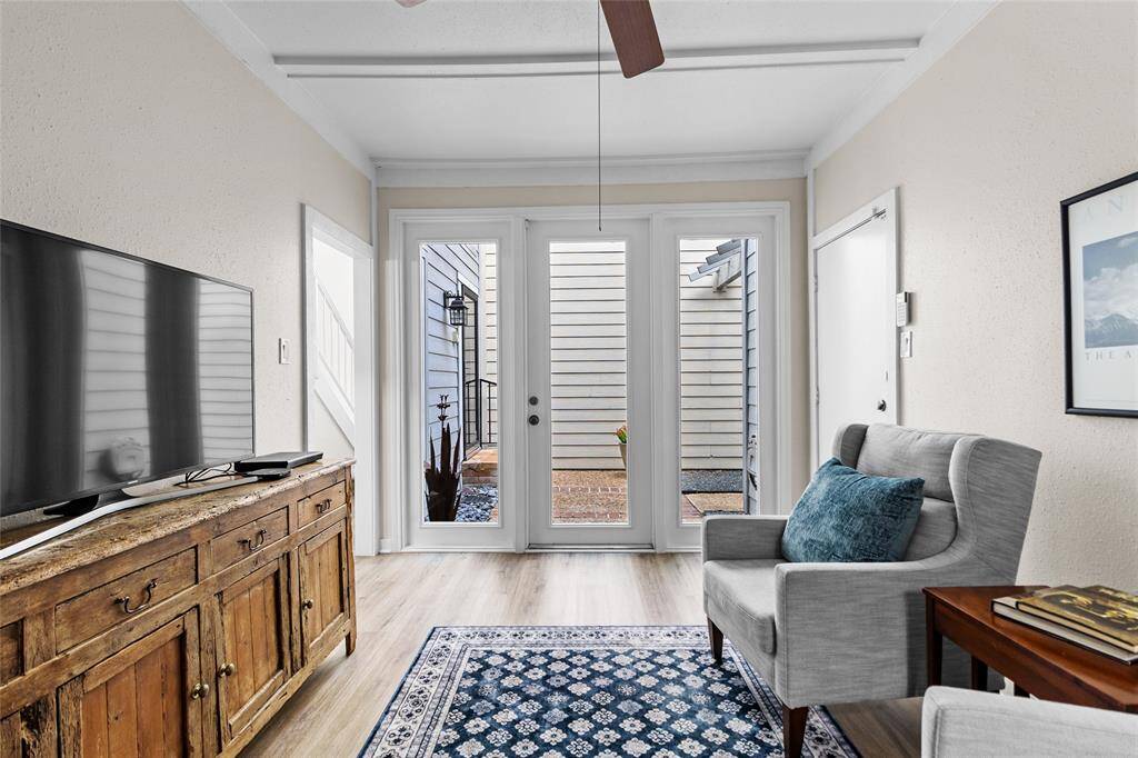 Bedroom or home office with private entrance