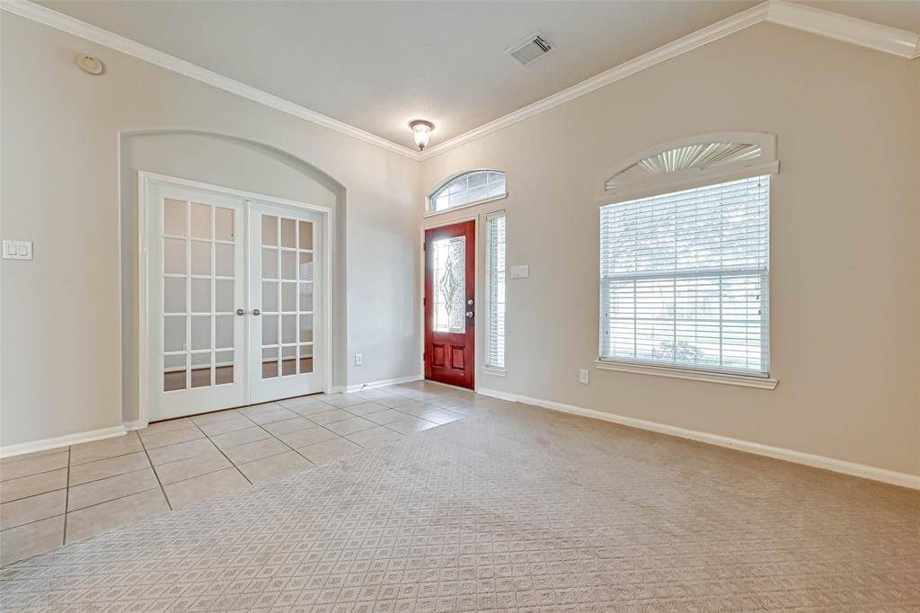 Bedroom #4 is at the front door and could serve as home office or Study