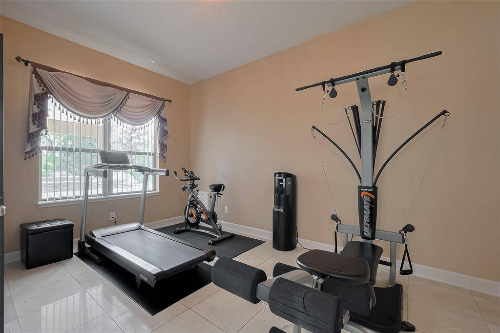 @nd Bedroom used as Exercise Room