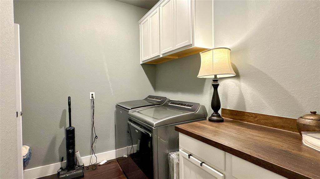 Laundry Room is adjacent to the Master Bedroom Closet