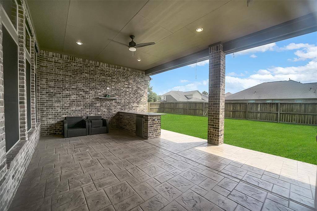 Covered patio