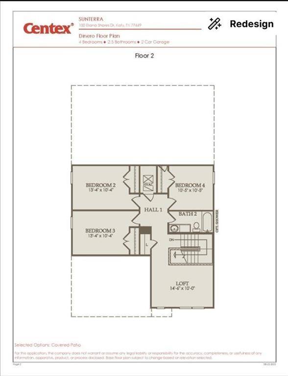 Second floor plan.