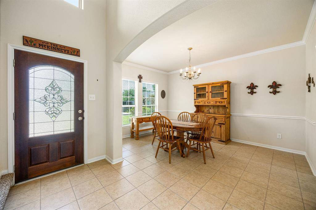 Front formal dining room area