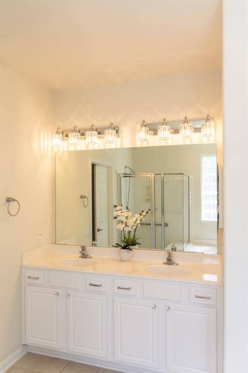 updated primary bathroom