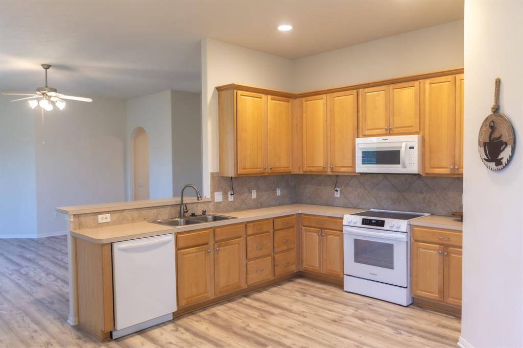 New stainless steel appliances will be installed soon