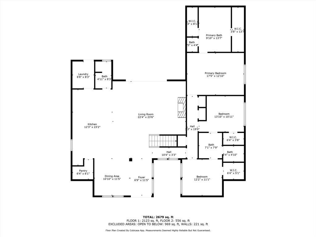 1st floor - measurements were digitally taken and considered approximate