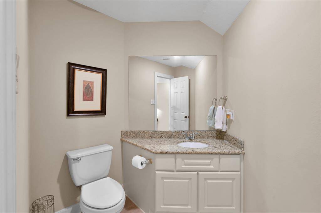 Half Bath Off Upstairs Media Room.