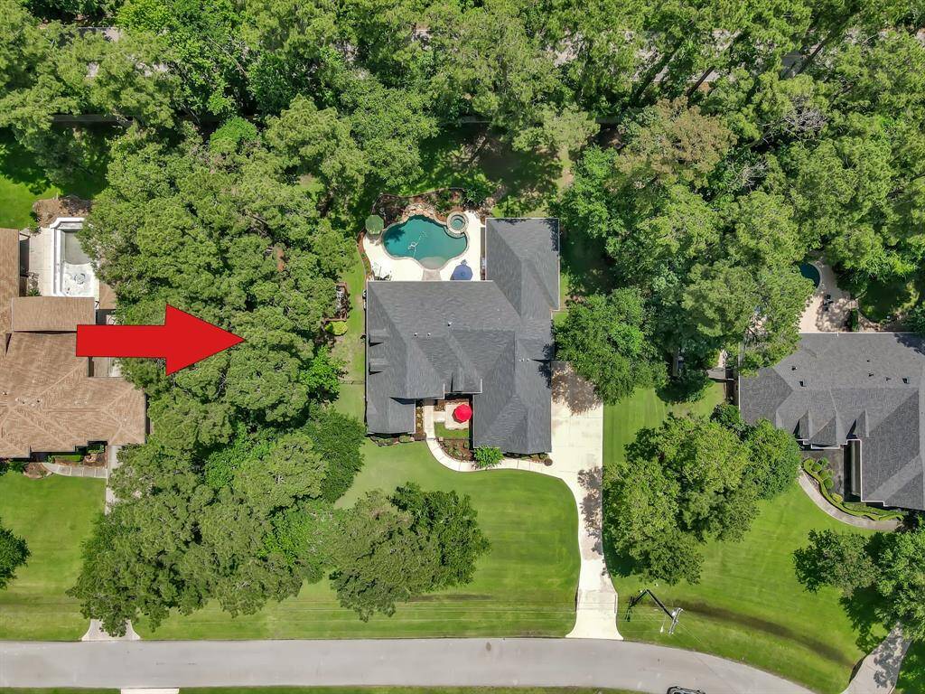 House Surrounded by Greenspace.
