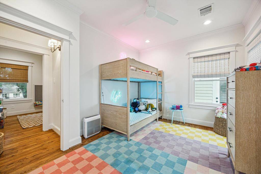 The third bedroom upstairs