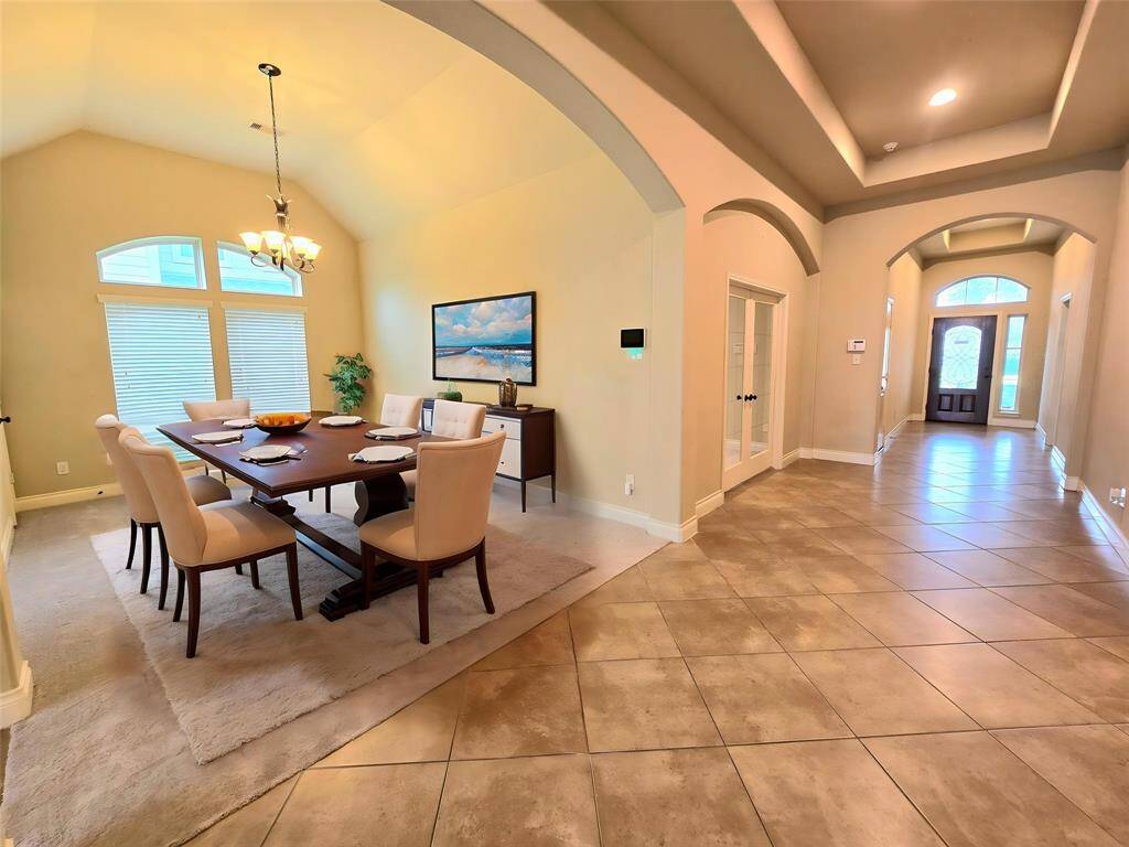 Formal Dining with Pantry. Virtually staged for furniture arrangement inspiration