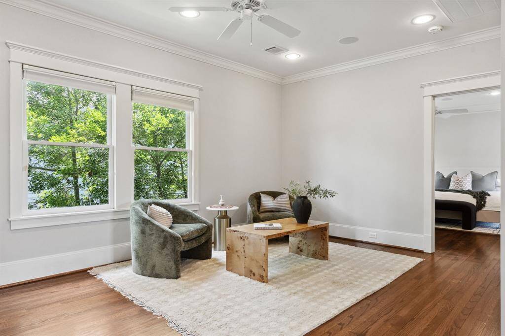 Upstairs flex space ideal for a game room, media lounge, or home office.