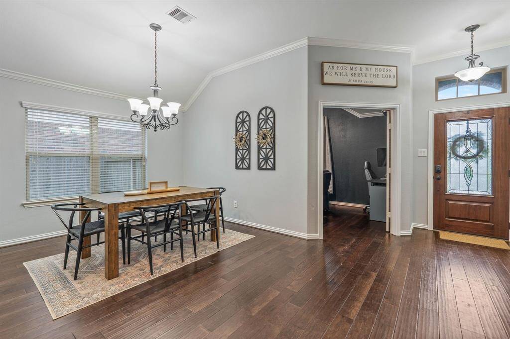 Office/Study and formal dining near front entrance.