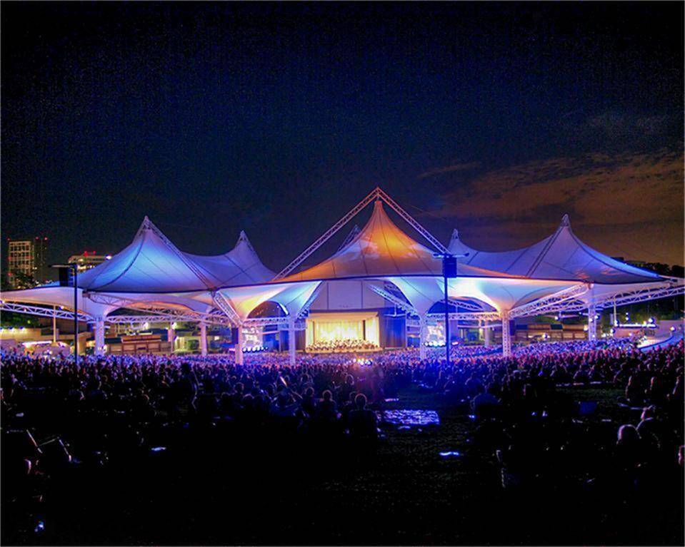 Experience live music under the stars at the Cynthia Woods Mitchell Pavilion.