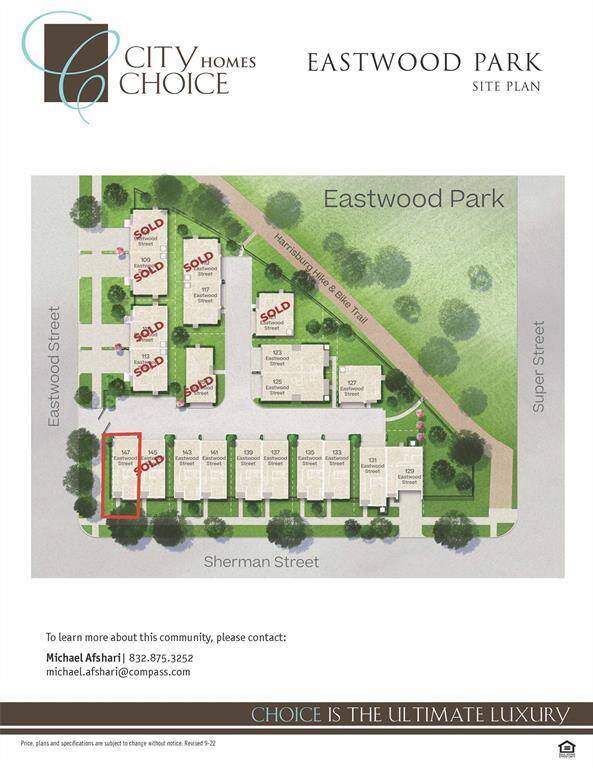 Site Plan detailing the homes corner location outlined in RED!