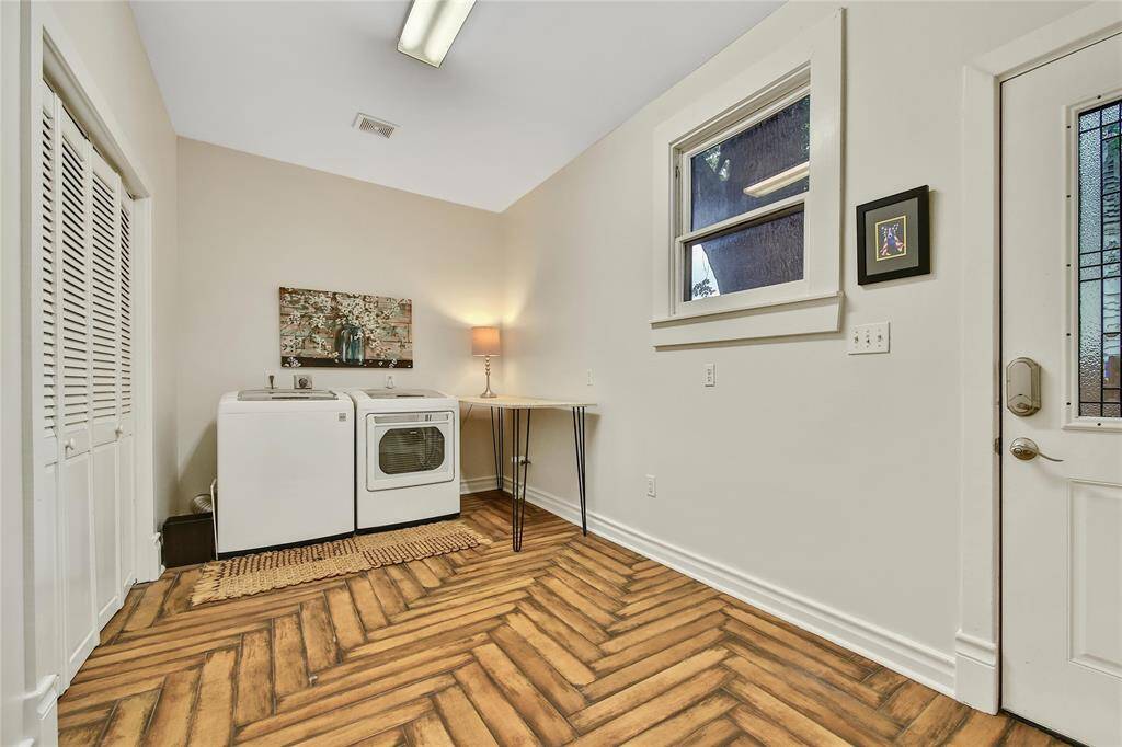 View of utility room.
