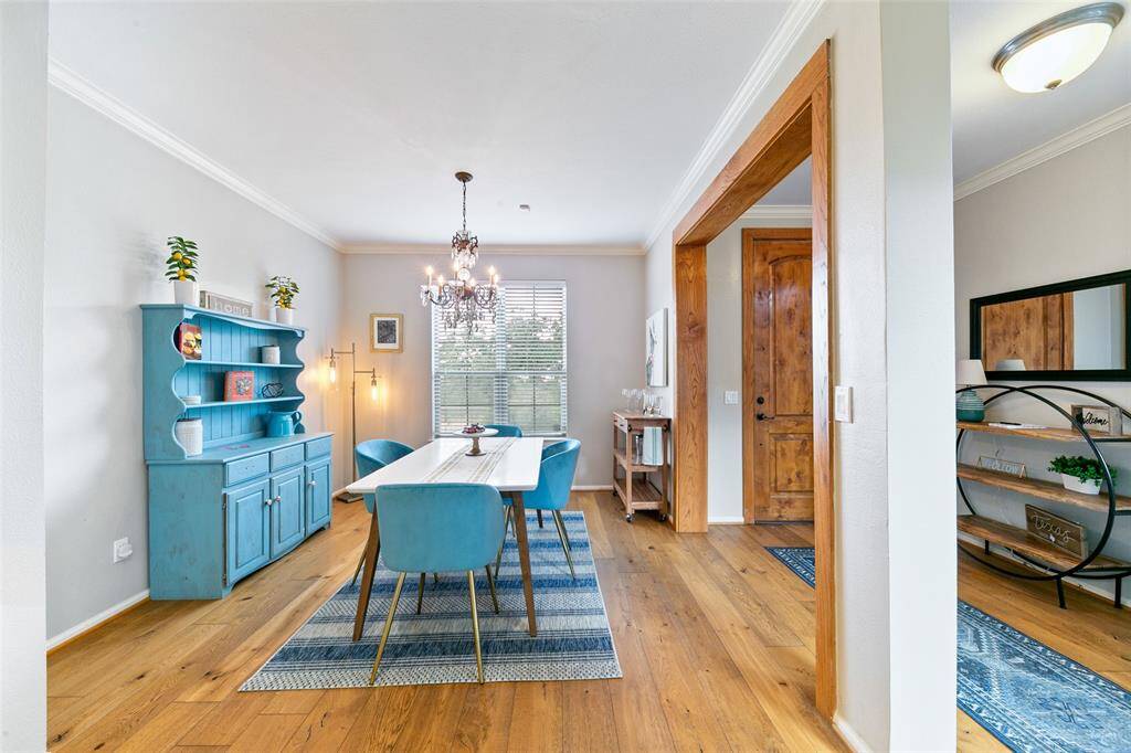 Space is flooded with tons of natural light.