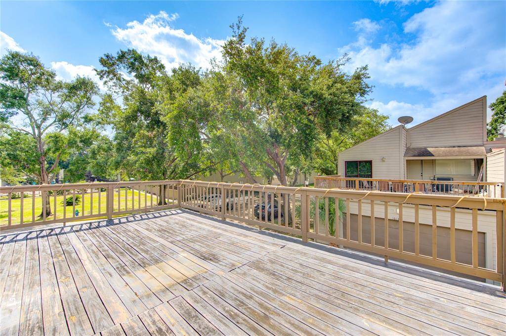 Outside deck