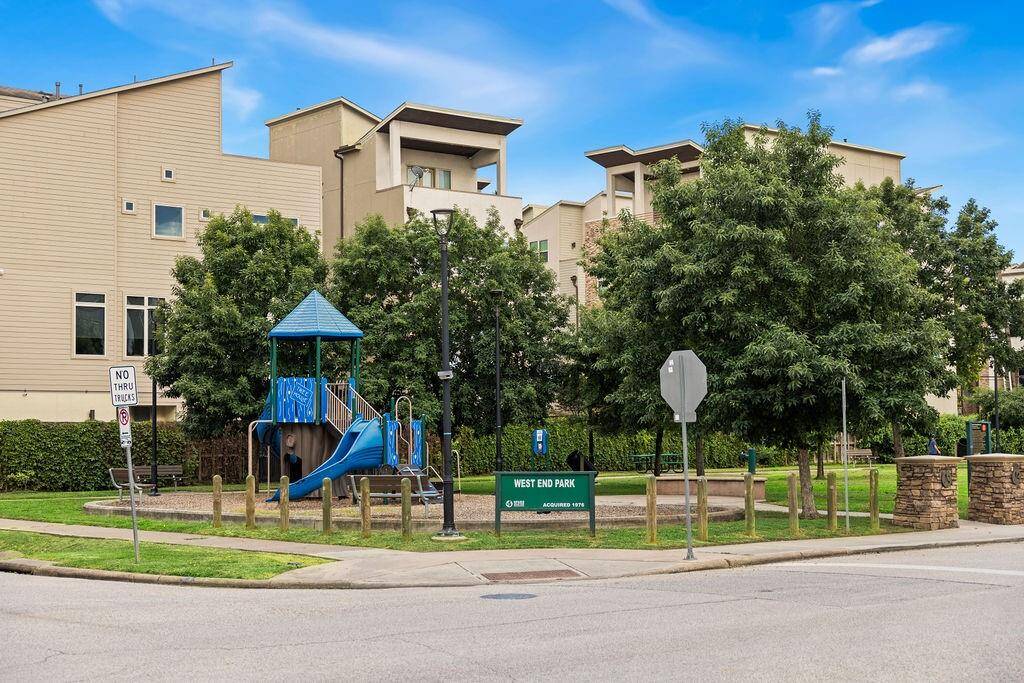 West End Park is a great spot to walk your dog or allow children to play