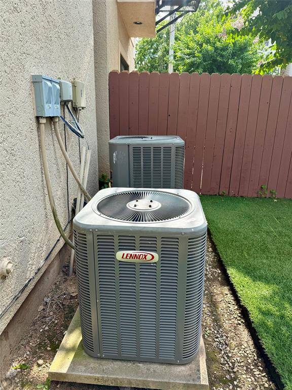 Two Lennox HVAC units