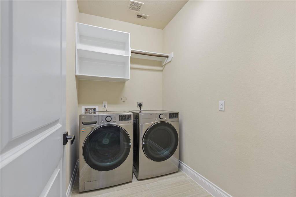 Interior laundry room.