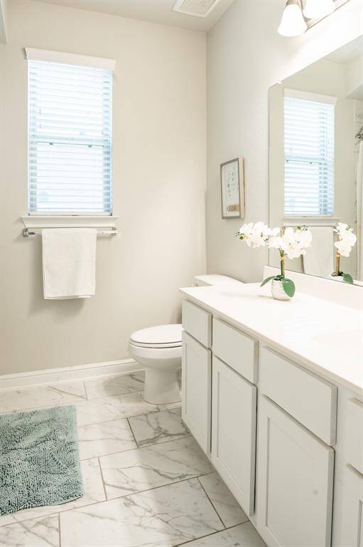 Secondary bathroom