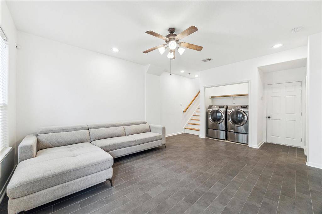Another view of the versatile and adaptable flex space.