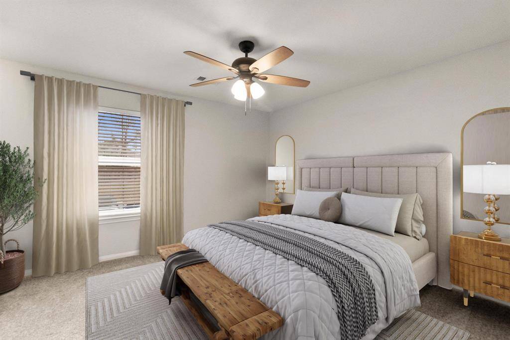 Primary Bedroom- Staged