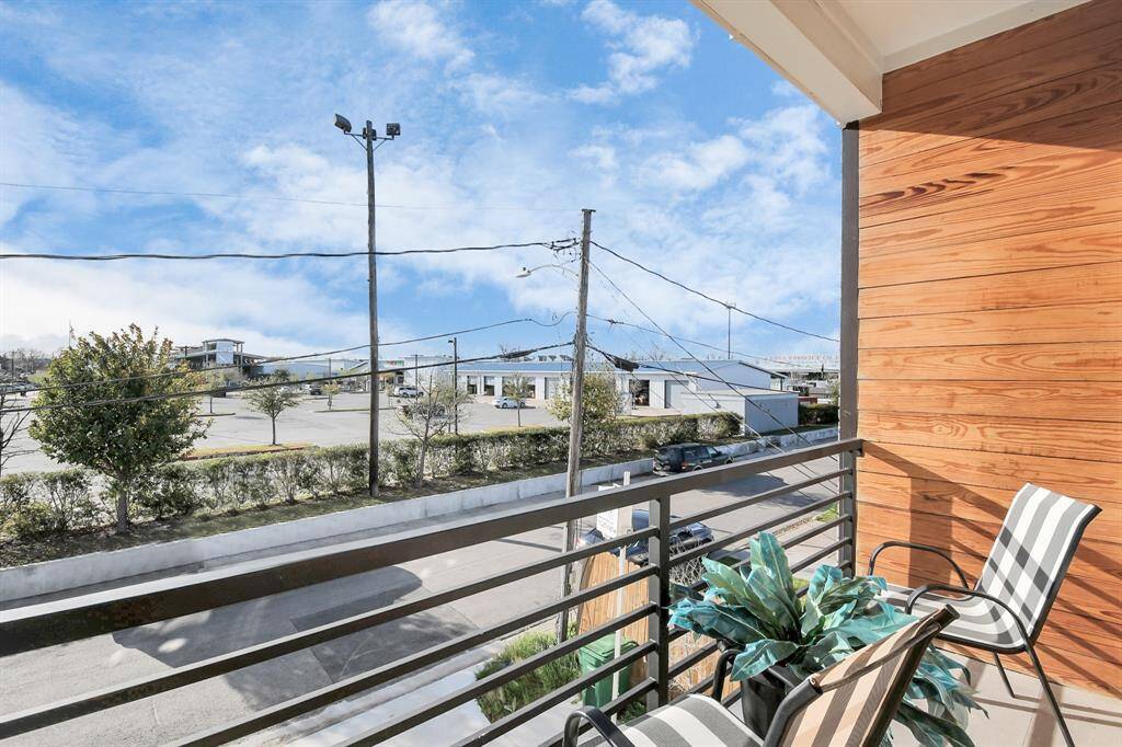 Private balcony