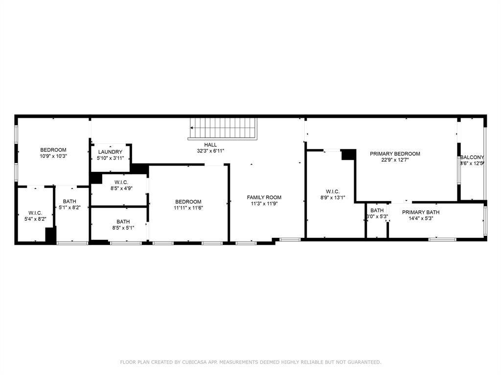 Frist floor digital floor plan