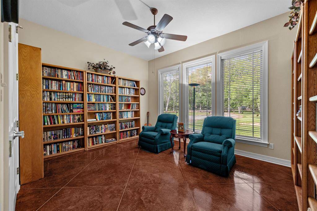 Amazing room that can be transitioned to a bedroom or remain a reading oasis.