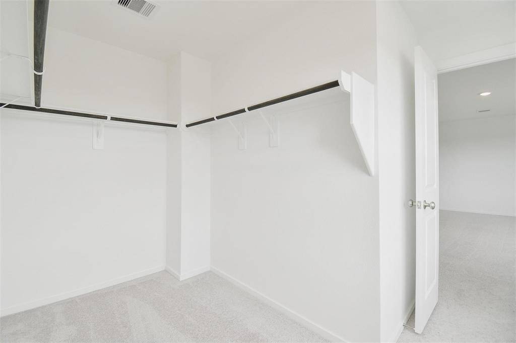 Large primary walk in closet