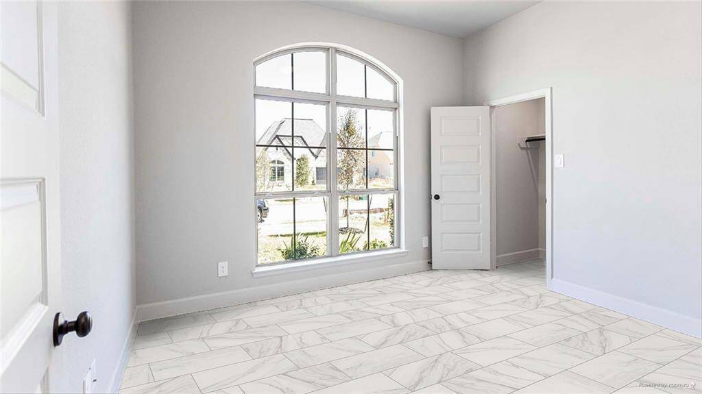 This is a representative picture of the first bedroom without the furniture.  House is furnished.