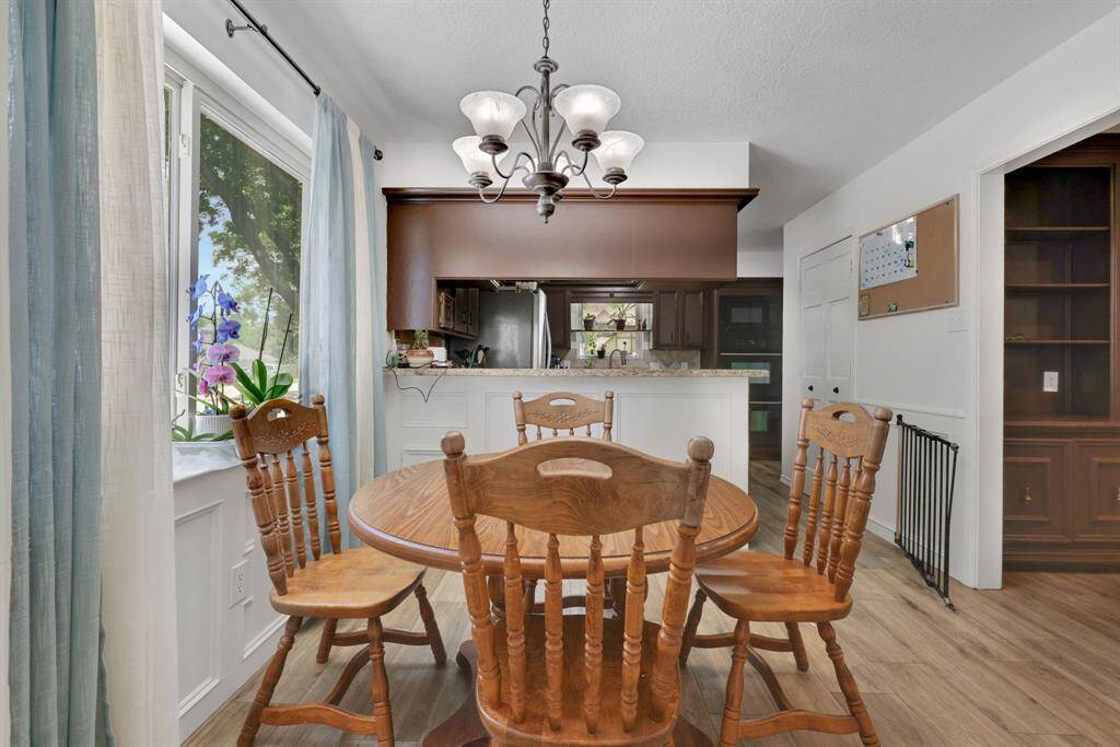 Breakfast area looking back at kitchen