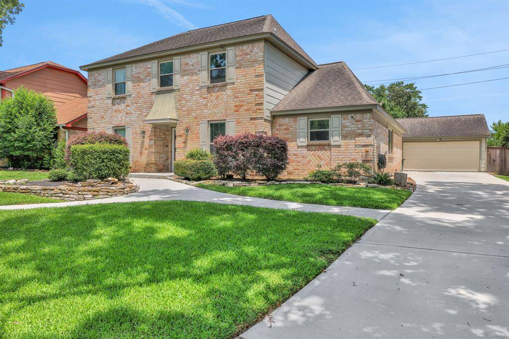 Recently replaced driveway