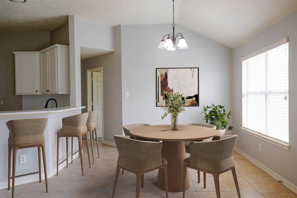 Virtual Staging of kitchen nook