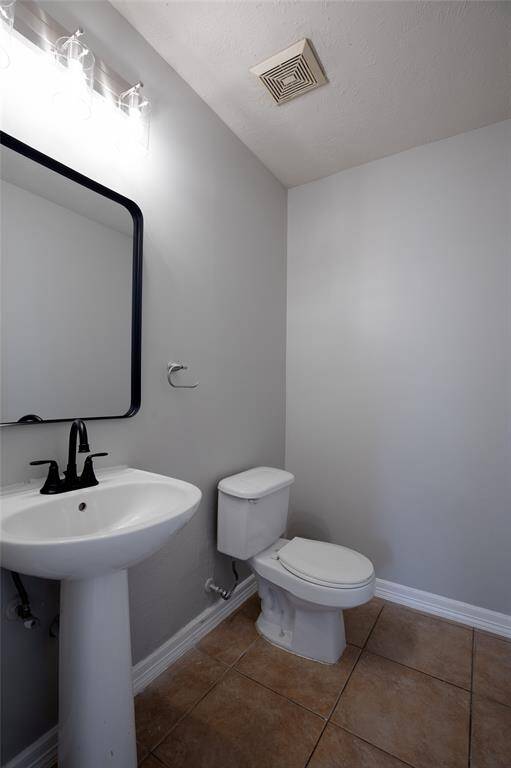 Half bathroom downstairs