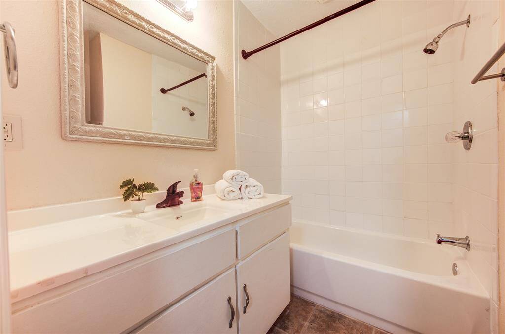 Bath with tub/shower combo