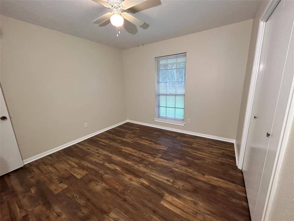 Bedrooms freshly painted and large closets