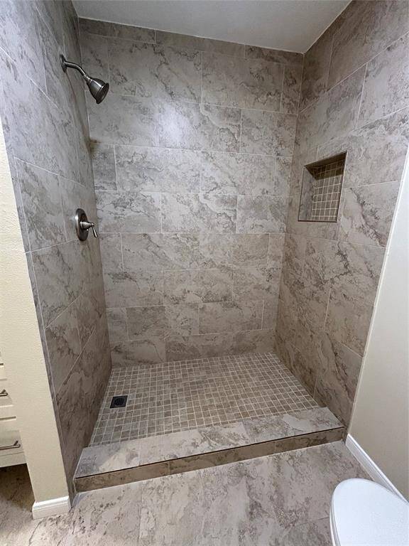 Walk in shower hall bath