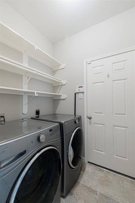 Laundry room.