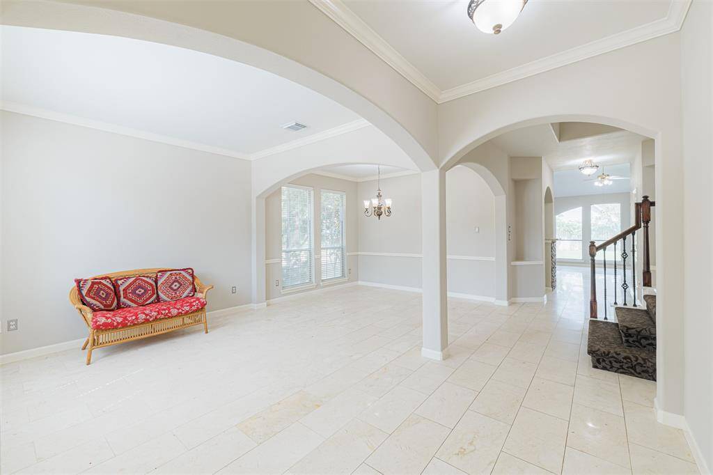 Formal living and dining areas off the entry.