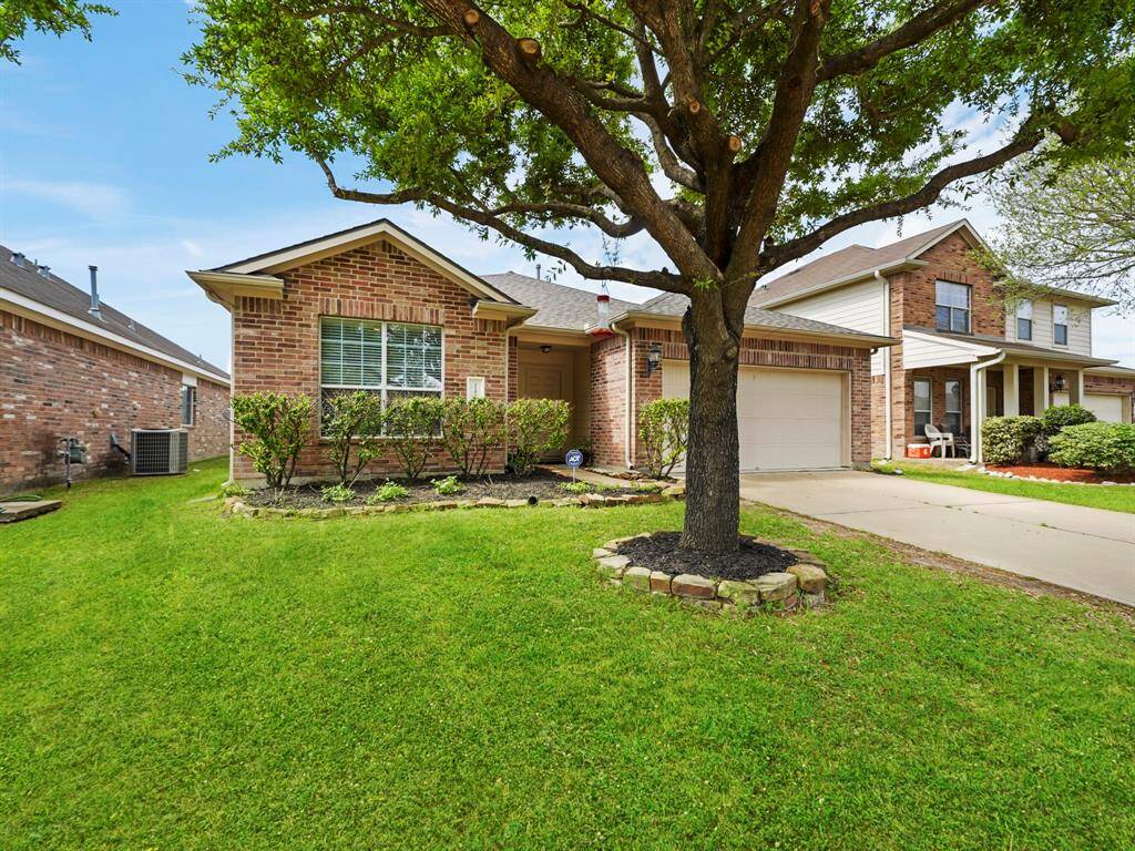 Welcome home! Beautiful 3 bedroom, 2 bathroom home has tons of upgrades! Charming exterior has mature landscaping with large flowerbeds with stone edging complimenting the brick exterior! New Roof as of December 2021 w/ Transferable Warranty