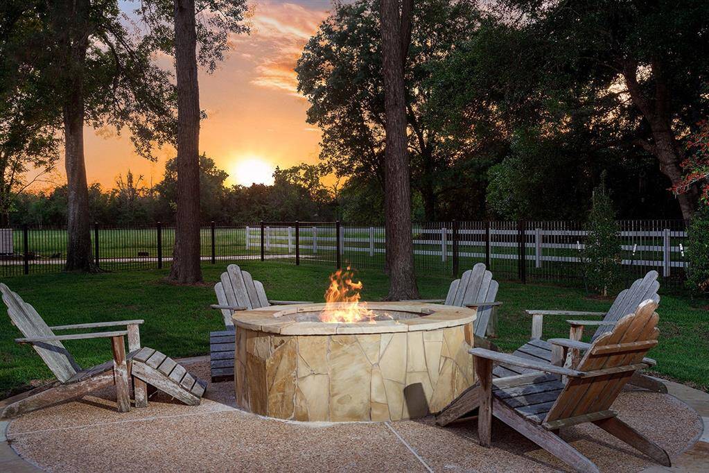 Gather around the fire pit to share stories and enjoy gorgeous sunsets!