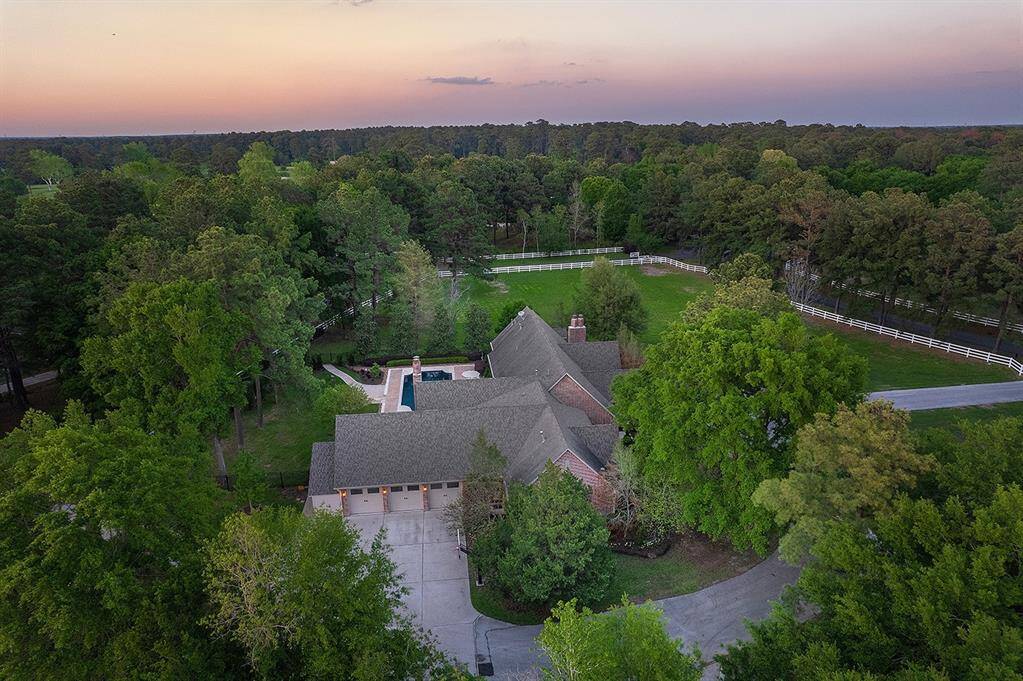 Fully fenced and gated home & barn on 3.36 Acres.