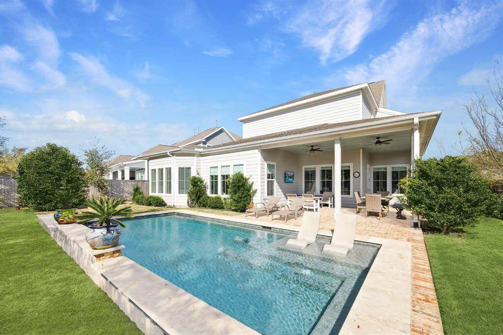 Pebble Tech pool installed in 2020. Photo has been virtually enhanced.