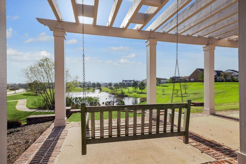 Another picturesque view at the neighborhood pavilion.