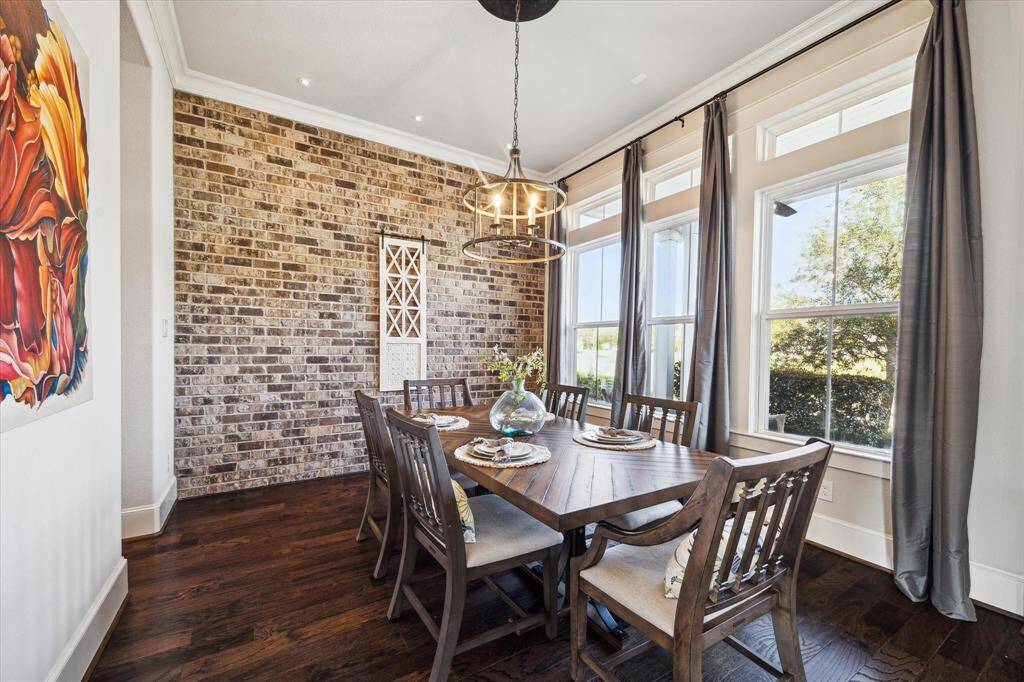Formal Dining is the right of entry hall.